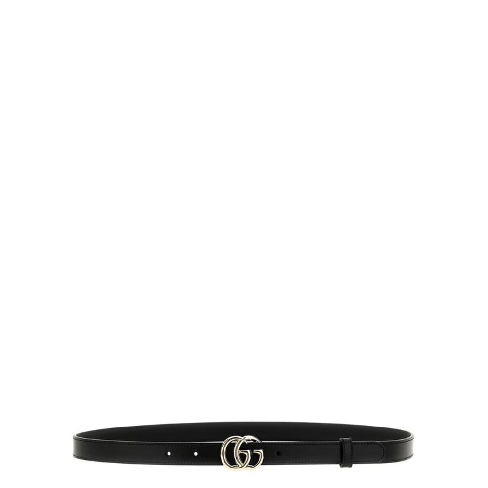 Gucci Black Calfskin Regular Women's Belt